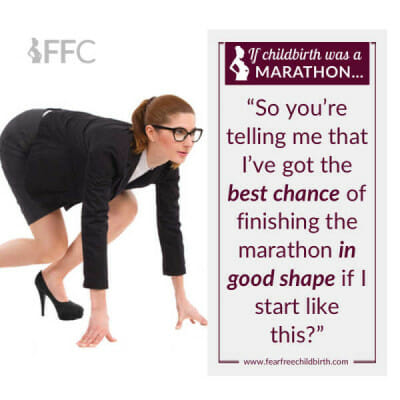 No need to give birth on your back. In fact DON’T!