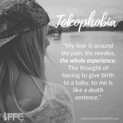Tokophobia; fear of childbirth