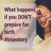 don't prepare for birth