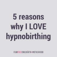 5 reasons why I love hypnobirthing