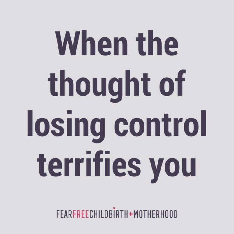 losing control